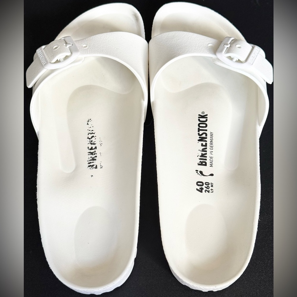 Birkenstock EVA white sandals